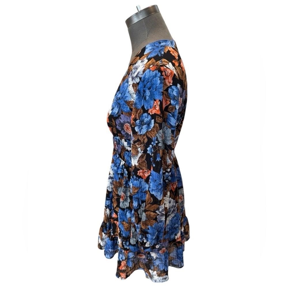 Zara Tropical Print Viscose Blend Dress Small - Picture 7 of 14